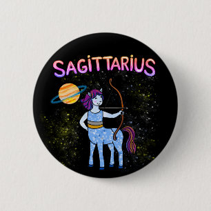 Badge Rond 5 Cm Sagittarius étoile signe L'Archer étoile zodiaque