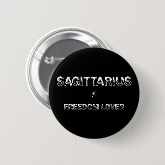 Badge Rond 5 Cm Sagittarius -Freedom Lover