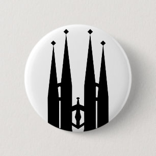 Badge Rond 5 Cm Sagrada Familia