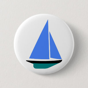 Badge Rond 5 Cm Sailing Boat - Voilier (11)