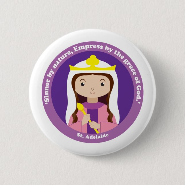 Badge Rond 5 Cm Saint-Adélaïde (Devant)