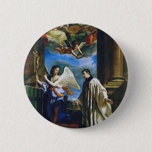 Badge Rond 5 Cm Saint Aloysius Gonzaga