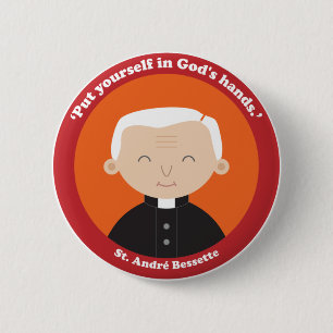 Badge Rond 5 Cm Saint André Bessette
