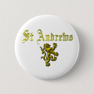 Badge Rond 5 Cm Saint Andrews Ecosse