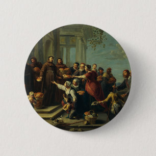 Badge Rond 5 Cm Saint Antoine de Padoue par Willem van Herp
