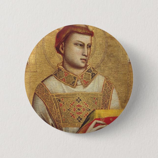 Badge Rond 5 Cm Saint Étienne par Giotto (Devant)
