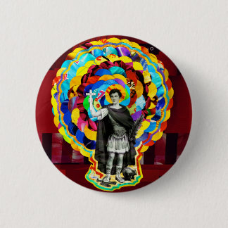 Badge Rond 5 Cm Saint Expedito (Saint Expeditus)