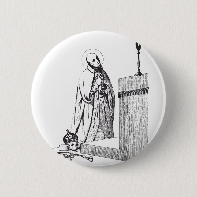 Badge Rond 5 Cm Saint François Borgia duc de Gandie (Devant)