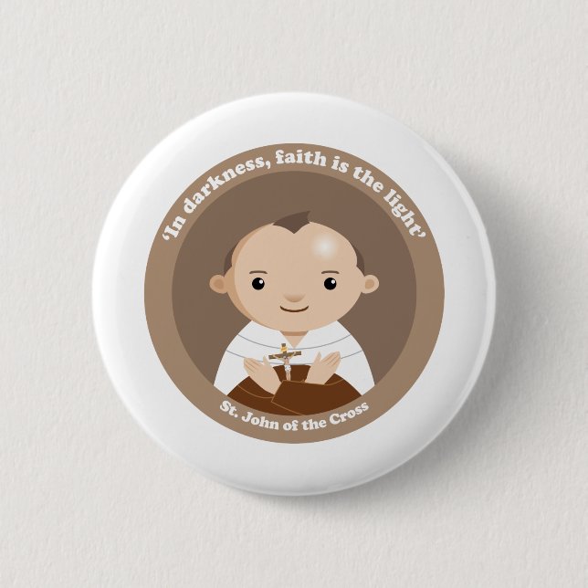 Badge Rond 5 Cm Saint-Jean de la Croix (Devant)