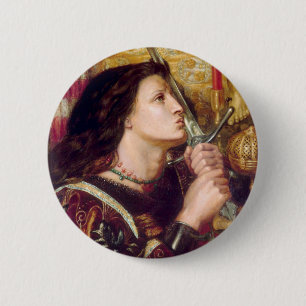 Badge Rond 5 Cm Saint Jeanne d'Arc