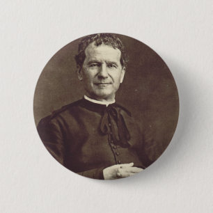 Badge Rond 5 Cm Saint John Bosco Prêtre et confesseur