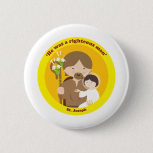 Badge Rond 5 Cm Saint-Joseph