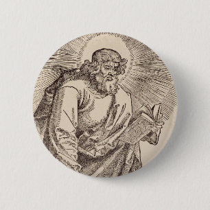 Badge Rond 5 Cm Saint Jude Thaddée l'Apôtre et Martyr