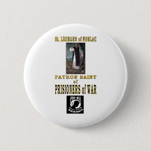 BADGE ROND 5 CM SAINT LEONARD DE NOBLAC
