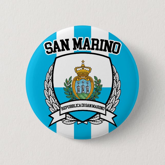 Badge Rond 5 Cm Saint-Marin (Devant)