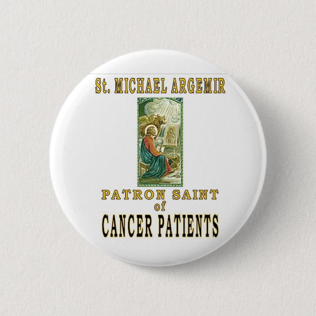 BADGE ROND 5 CM SAINT MICHAEL ARGEMIR (Devant)