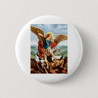 Badge Rond 5 Cm Saint Michel l'Archange