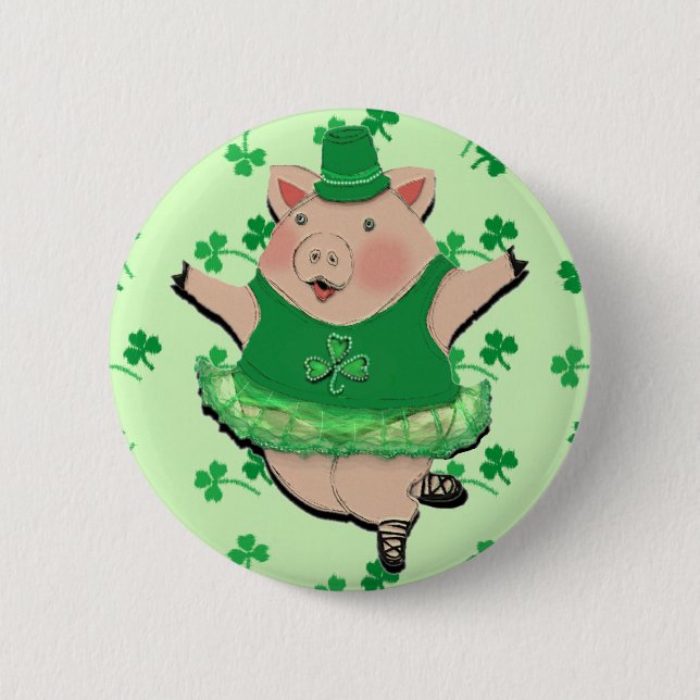 Badge Rond 5 Cm Saint Patrick's Day (Devant)
