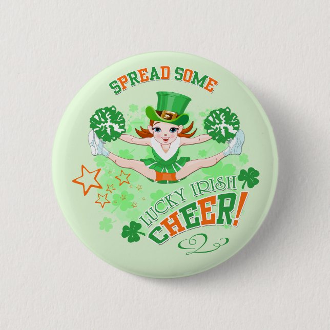 Badge Rond 5 Cm Saint Patrick's Day (Devant)