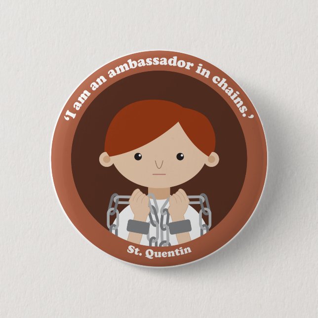 Badge Rond 5 Cm Saint-Quentin (Devant)