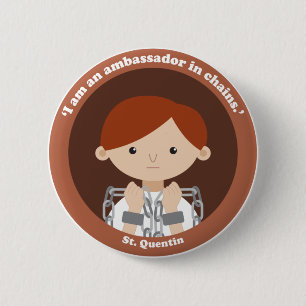 Badge Rond 5 Cm Saint-Quentin