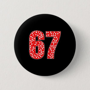 Badge Rond 5 Cm Saint-Valentin 67 Meme Rempli De Cœurs Drôle S