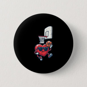 Badge Rond 5 Cm Saint-Valentin Cœur Croquis Mignon Garçons Enfants