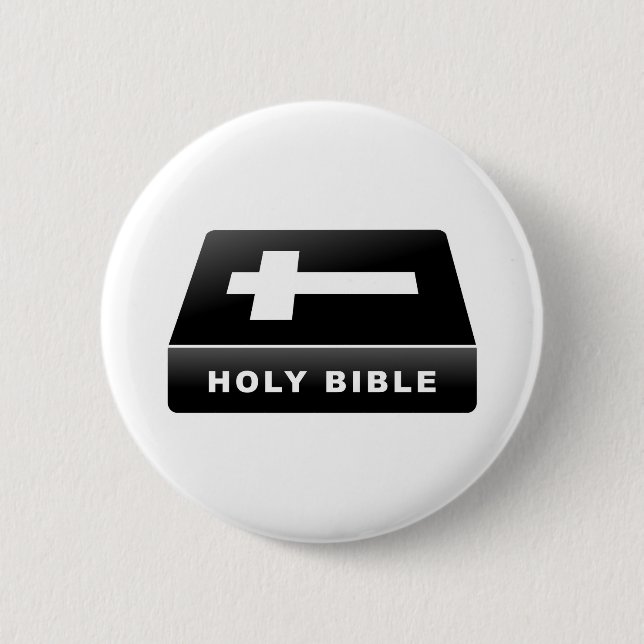 Badge Rond 5 Cm Sainte Bible (Devant)