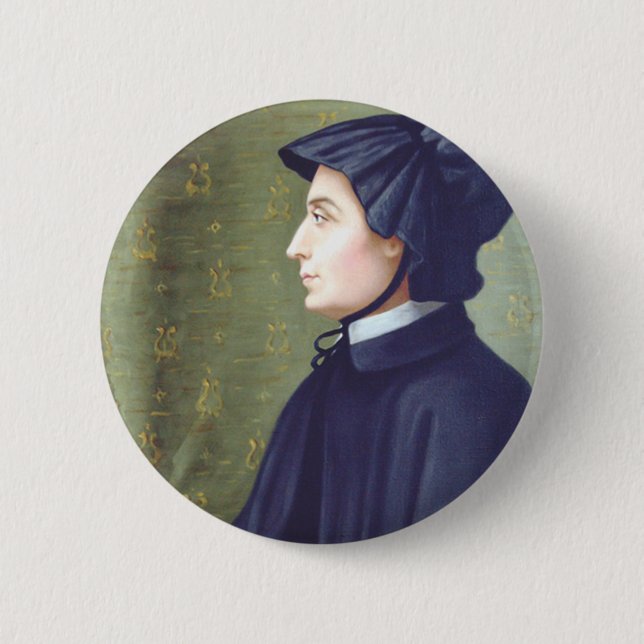 Badge Rond 5 Cm Sainte Elizabeth Ann Seton (Devant)