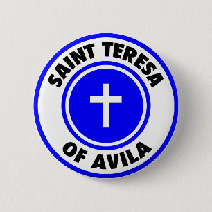 Badge Rond 5 Cm Sainte-Thérèse d'Avila
