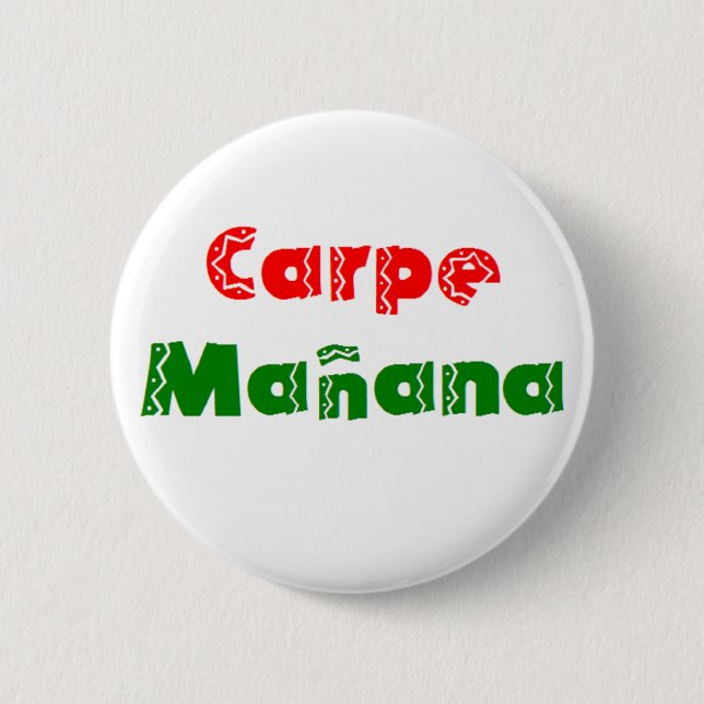 Badge Rond 5 Cm saisir demain (Devant)