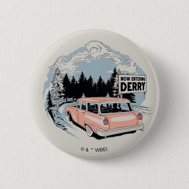 Badge Rond 5 Cm Saisir maintenant Derry (Devant)
