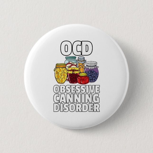 Badge Rond 5 Cm Saison Canning Jar Pickling Gardener _1 (Devant)
