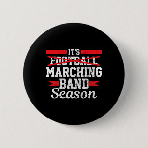 Badge Rond 5 Cm Saison de la fanfare pas drôle de football au lycé