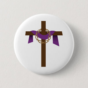 Badge Rond 5 Cm Saison De Lent Cross