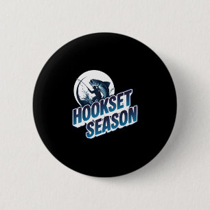 Badge Rond 5 Cm Saison de prise - Conception de style de vie de pê