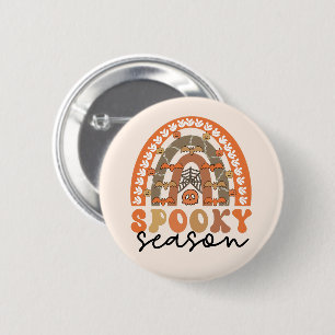 Badge Rond 5 Cm Saison éffrayante Halloween Rainbow Fall