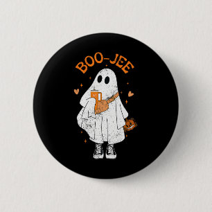 Badge Rond 5 Cm Saison éffrayante mignonne Fantôme Halloween Bouje