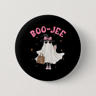Badge Rond 5 Cm Saison éffrayante mignonne Ghost Funny Halloween B
