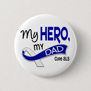 Badge Rond 5 Cm SAL mon papa mon héros 42