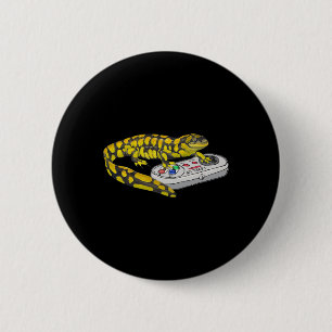 Badge Rond 5 Cm Salamandre Jouer Jeu Vidéo Salamandres Gamers