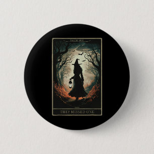Badge Rond 5 Cm Salem 1962 Vous Avez Manqué Une Sorcière Féministe