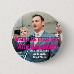 Badge Rond 5 Cm Salle de conseiller municipal quarante-troisième