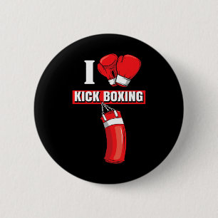 Badge Rond 5 Cm Salle de sport Fitness Kickboxing Boxe Pour Hommes