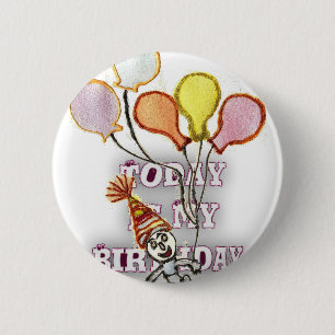 Badge Rond 5 Cm Salutation d'anniversaire : Joyeux Bro d'anniversa