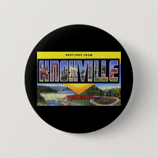 Badge Rond 5 Cm Salutations de Knoxville Tennessee