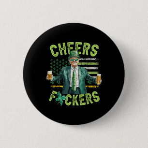 Badge Rond 5 Cm Salutations Pour Le Jour de la Saint Patrick Drôle