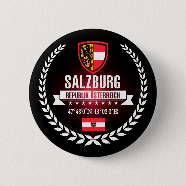 Badge Rond 5 Cm Salzbourg (Devant)