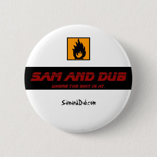 Badge Rond 5 Cm Sam et bouton de copie