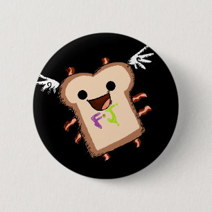 Badge Rond 5 Cm sammich de lard